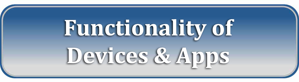 Functionality